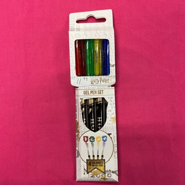 Harry Potter - 4 House Coloured Gel Pen Set