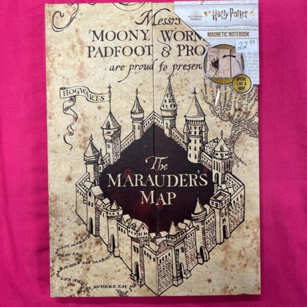 Harry Potter - Marauders Map Themed Magnetic Notebook