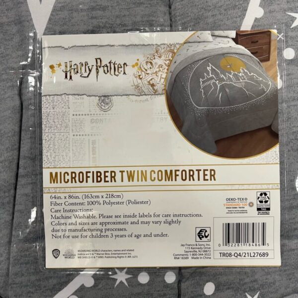 Harry Potter - Hogwarts Themed Twin Microfiber Comforter