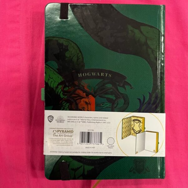 Harry Potter - 240 Lined Pages A5 Slytherin House Themed Notebook