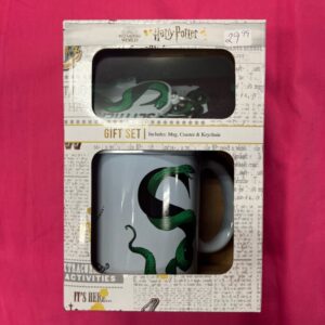 Harry Potter - Slytherin Mug, Coaster And Keychain Gift Set