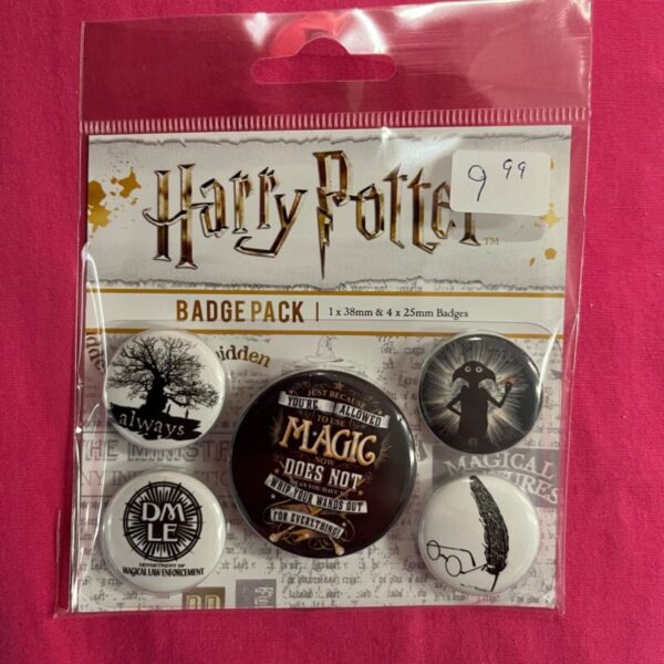 Harry Potter - 5 Collectable Buttons Pack