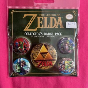 The Legend Of Zelda - 5 Collectable Buttons Pack