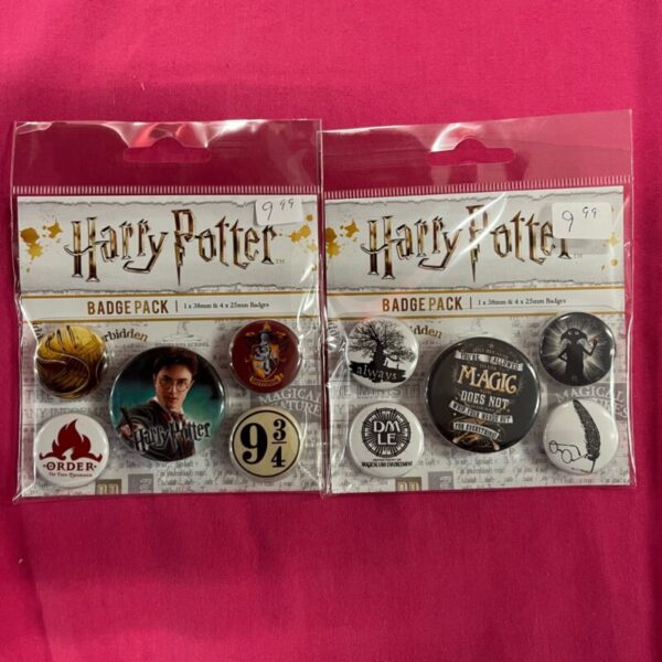 Harry Potter - 5 Collectable Button Packs