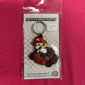 Mario Cart Rubber Keychain