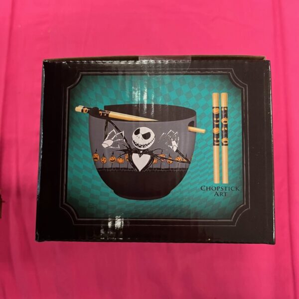 Nightmare Before Christmas - Jack Skellington Ramen Bowl & Chopsticks