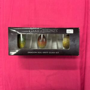 Game Of Thrones - 3 Dragon Egg Shot Glasses Set