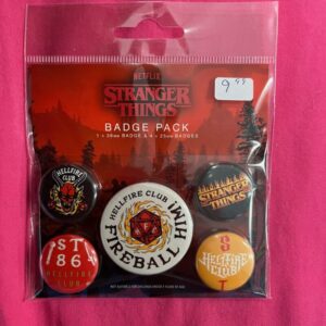 Stranger Things - 5 Collectable Buttons Pack