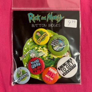 Rick and Morty - 5 Collectable Buttons Pack