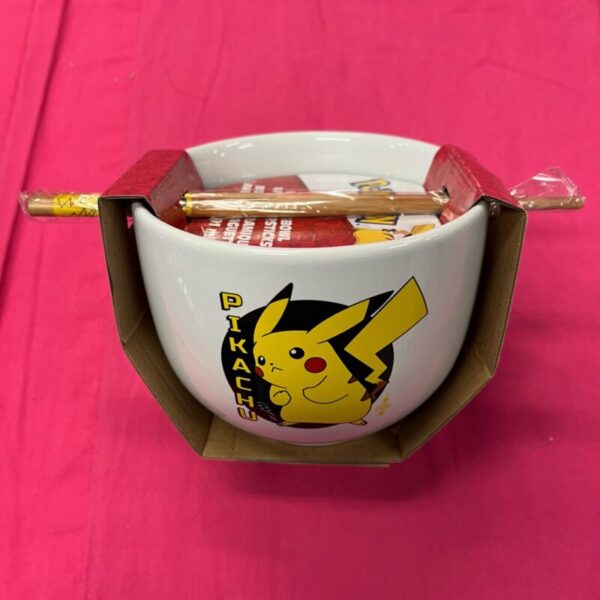 Pokemon - Pikachu Ramen Bowl & Chopsticks