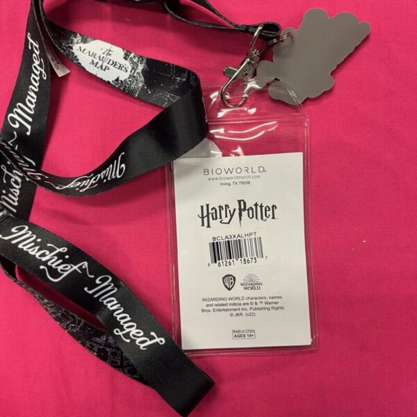 Harry Potter - Marauders Map Themed Lanyard & Collectable Sticker