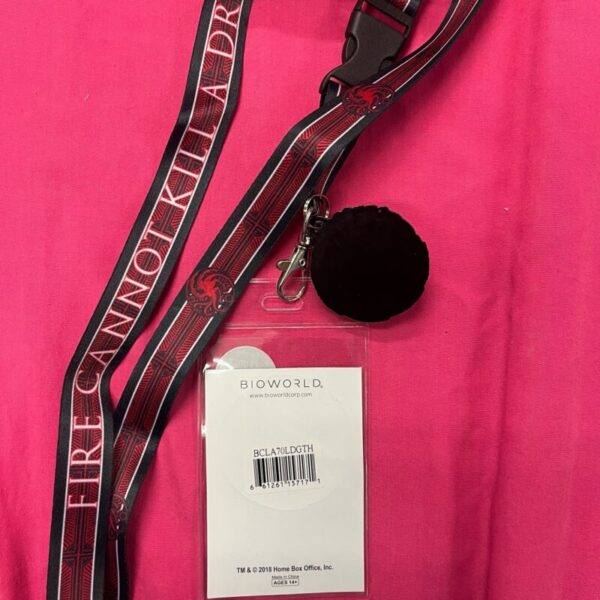 Game Of Thrones - House Of Targaryen Themed Lanyard & Collectable Sticker