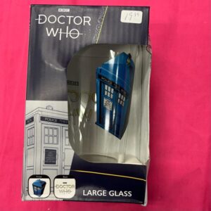 Doctor Who - TARDIS and Logo Glass