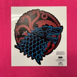 Game Of Thrones - Stark and Targaryen Family Crest Vinyl