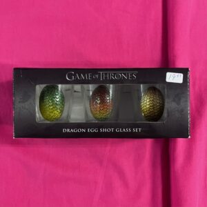 Game Of Thrones - 3 Piece Dragon Egg Shot Glass Set