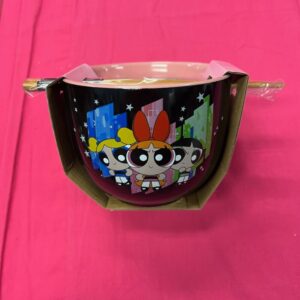 Power Puff Girls Ramen Bowl & Chopsticks