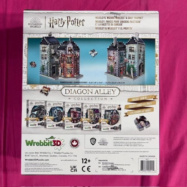 Harry Potter - Diagon Alley Collection: Weasleys Wizard Wheezes & Daily Prophet 3D Puzzle