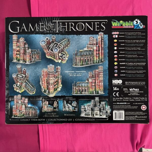 Game Of Thrones - The Red Keep 3D Puzzle