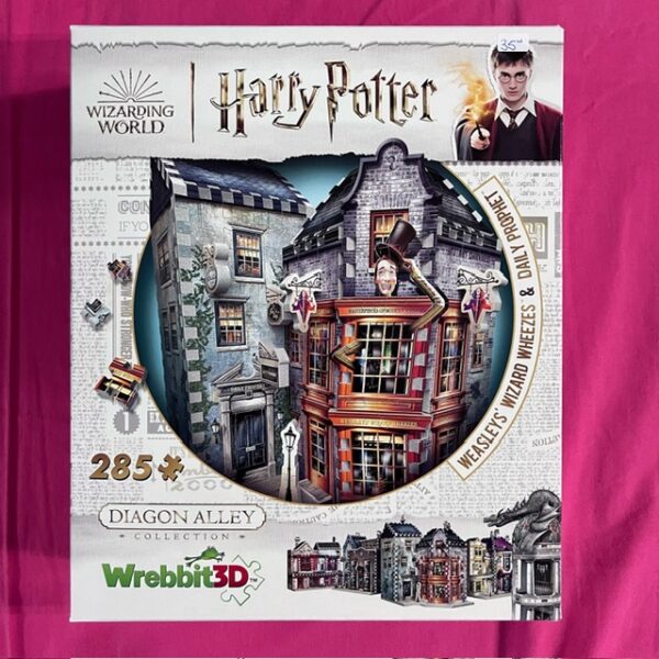 Harry Potter - Diagon Alley Collection: Weasleys Wizard Wheezes & Daily Prophet 3D Puzzle