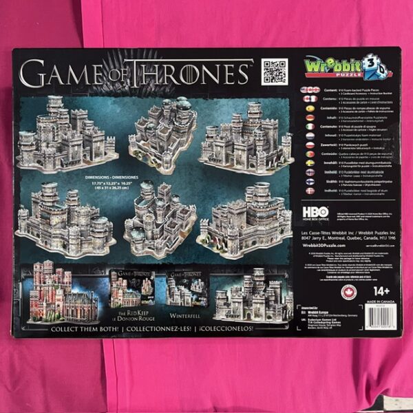 Game Of Thrones - Winterfell 3D Puzzle