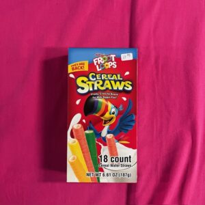 Froot Loops Cereal Straws