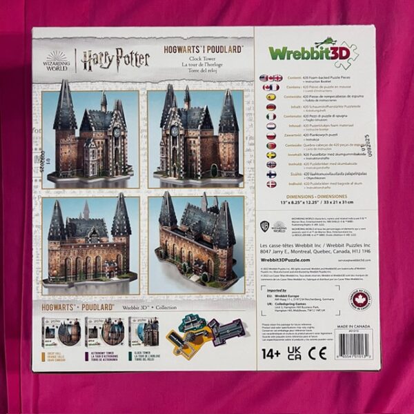 Harry Potter - Hogwarts Clock Tower 3D Puzzle