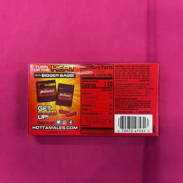 Hot Tamales Cinnamon Candy Theater Box