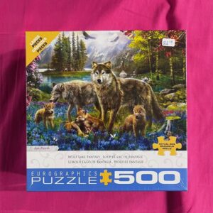 EuroGraphics - Wolf Lake Fantasy 500 Piece Puzzle