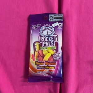 Candy - Huer Pocket Pals Sour Neon Worms Gummies