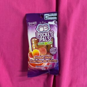 Candy - Huer Pocket Pals Sour Peach Slices Gummies