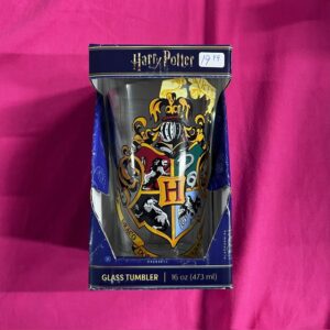 Harry Potter - Hogwarts Crest 16oz Glass
