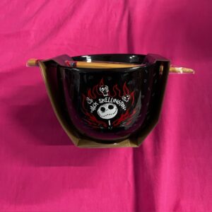 Nightmare Before Christmas - Jack Skellington Ramen Bowl & Chopsticks