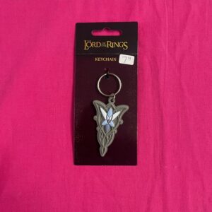 Star Of Arwen Rubber Keychain
