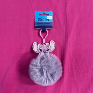 Angel Stitch Pom Pom Keychain