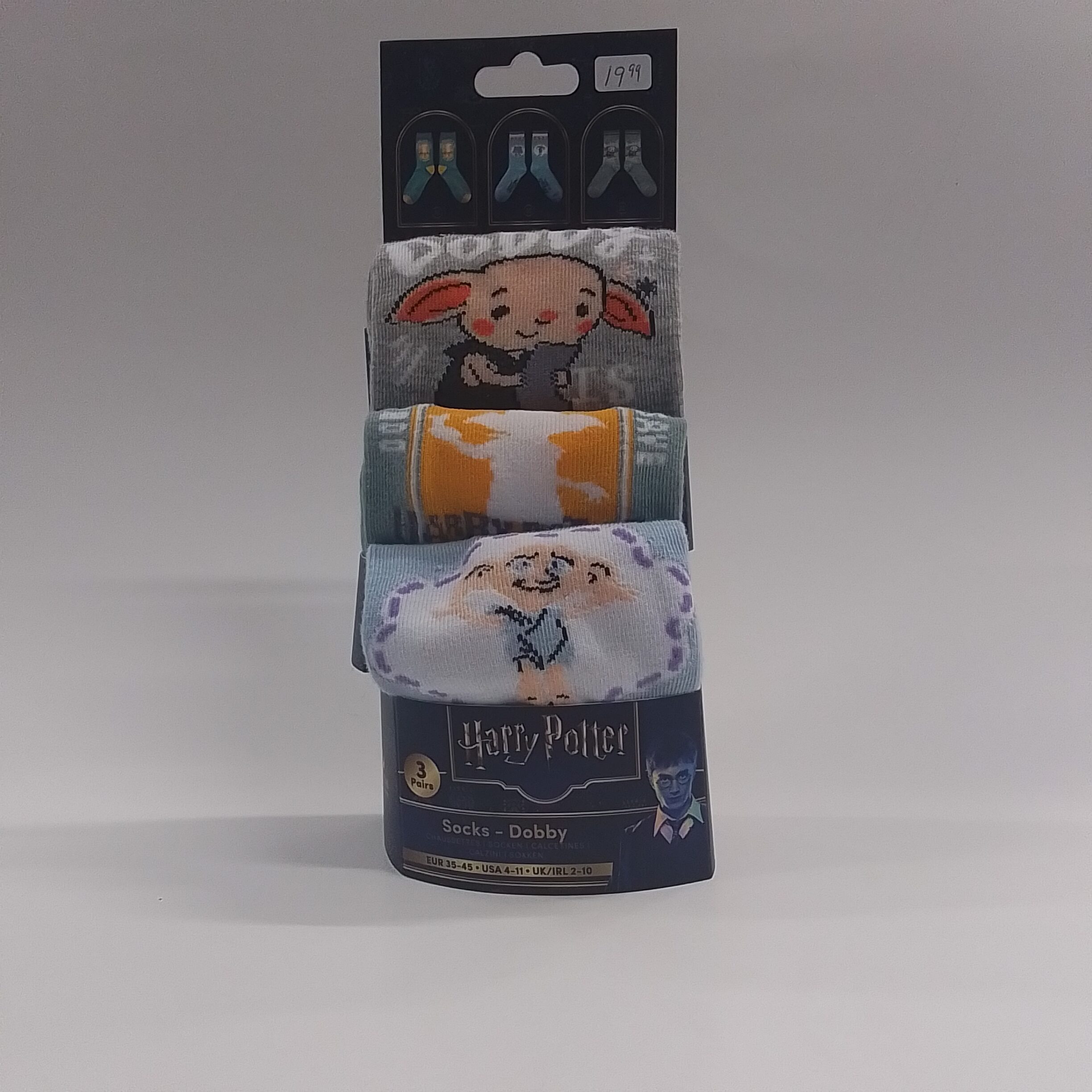 Harry Potter Socks - Dobby (3 Pairs Craw Socks)