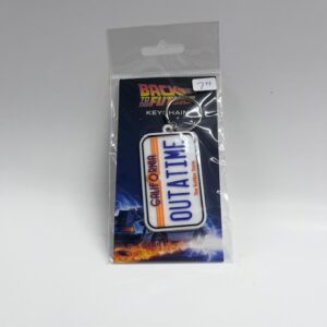 Back To The Future License plate keychain